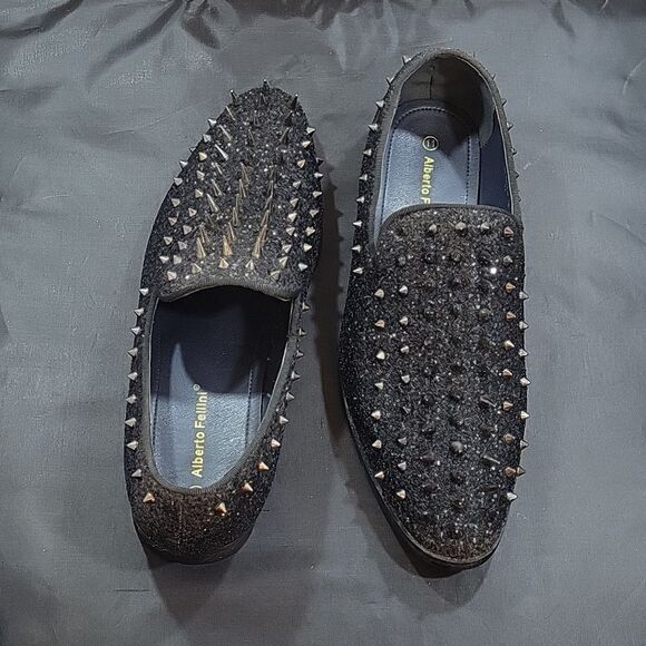 ALBERTO FELLINI MEN'S GLITTER DRESSES HOES SPARKO16 - Picture 9 of 16